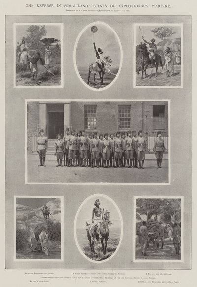 Le Revers en Somalie, Scènes de guerre expéditionnaire - Richard Caton Woodville junior